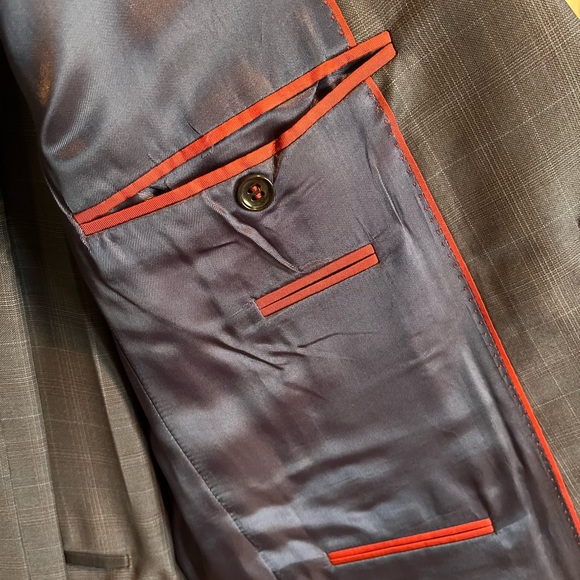 Sarar navy men’s suit - Picture 3 of 8